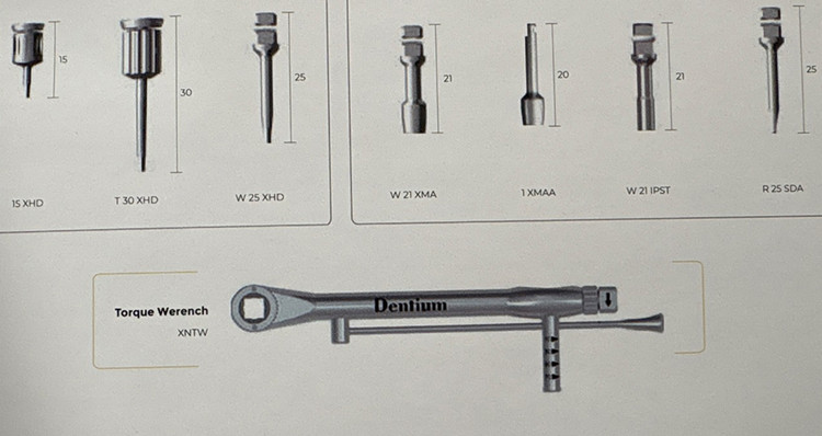 Dentium SuperLine & Implantium Prosthetic Kit XIP