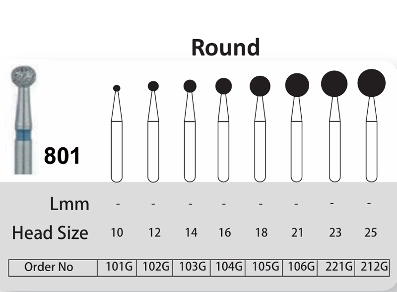 فرز گرد دندانپزشکی Round 801